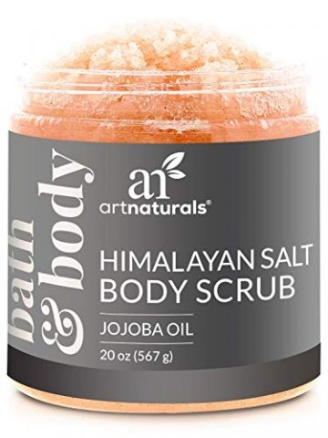ArtNaturals Himalaya-Salz Körper-Peeling Scrub - (20 Oz / 567g) - Tiefenreinigung und Exfoliation mit Sheabutter und Jojobaöl - 1
