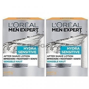 L'Oréal Men Expert After Shave Balsam Hydra Sensitive (2 x 100ml) - 1